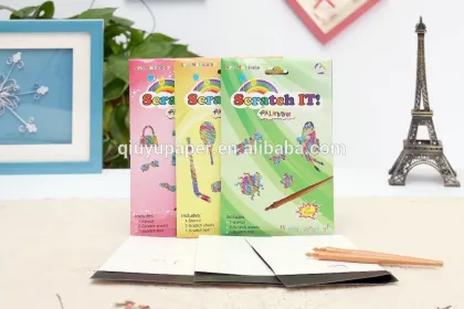 Magic Scratch Art Stencil scratch art cards