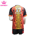 စိတ်ကြိုက်လုပ် Sublimated ရပ်ဂ်ဘီရှပ်အင်္ကျီ