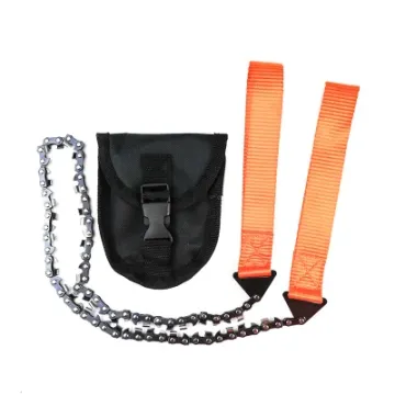Outdoor Camping Pocket Chain Saw 11 Teeth Portable Survival Hand Saw