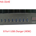 8 Ports USB -Ladestation