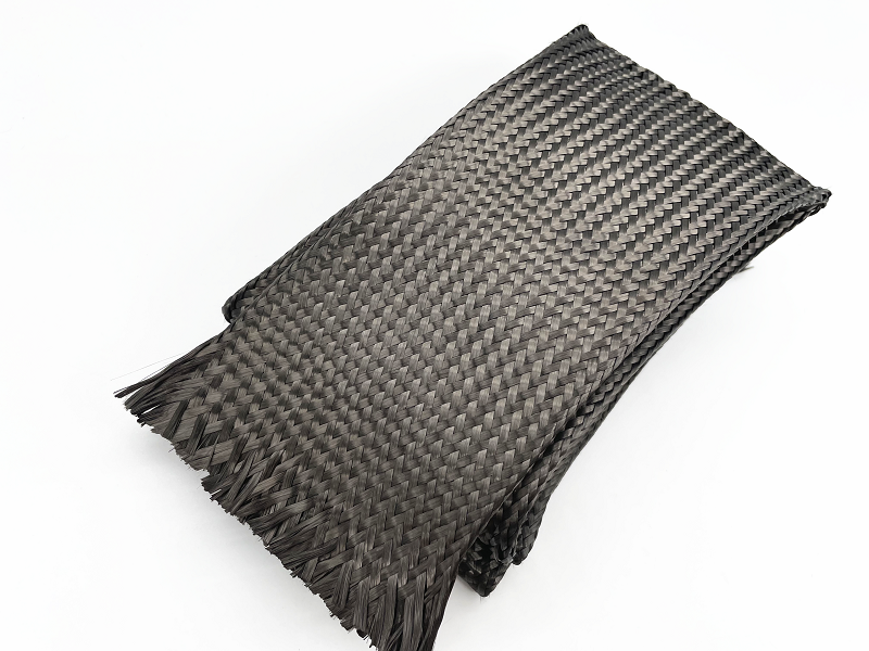 Good Quality Chemical Resistance Heat Resistant Carbon Fiber Braided Sleeve For Metallurgy5