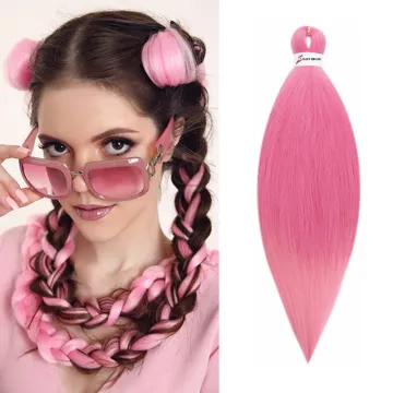 AliLeader Pre Stretched Braiding Hair Crochet Braid Ombre Jumbo Ez Braid Hair Extension