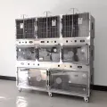 Pet ICU Cage with Puppy Incubator for Veterinary Clinics