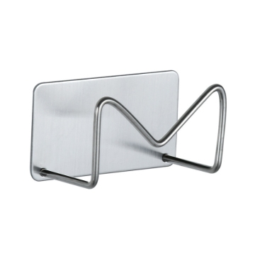 No Drilling Kitchen Accessories Hanger Organizer Adhesive Sink Sponge Holder" could be shortened to "Adhesive Kitchen Sink Sponge Holder & Organizer". However, for a search engine title, we might want it more concise. A possible title could be:

"Adhesive