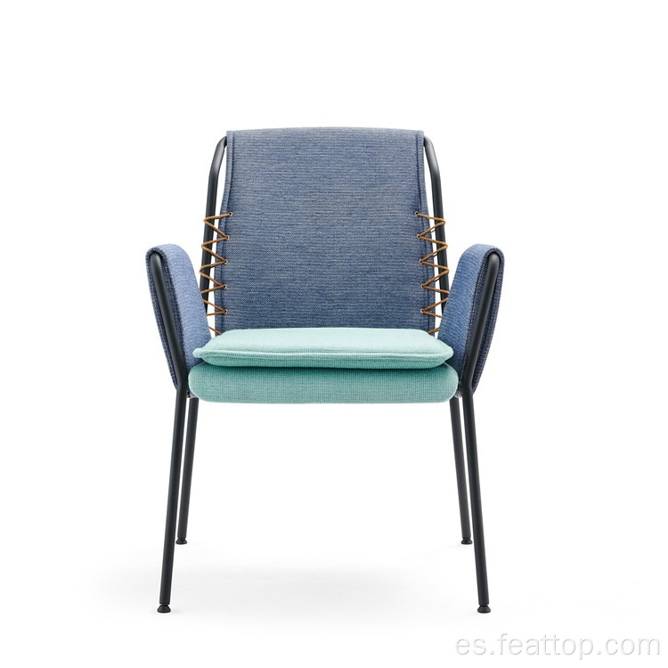 Muebles de ocio de oficina de diseño moderno silla de asiento suave
