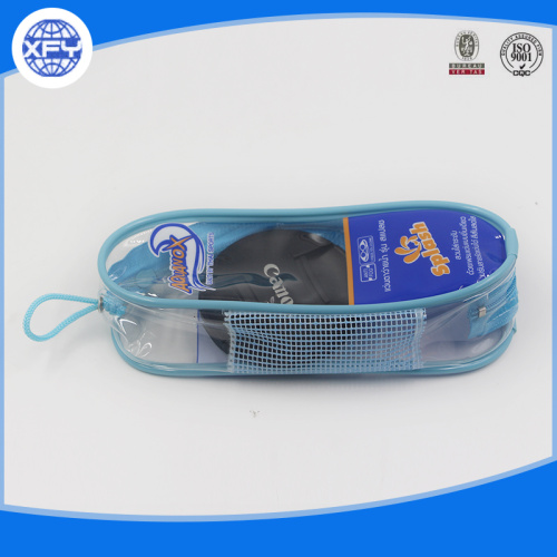 Transparent EVA PVC Plastic Zipper Bag