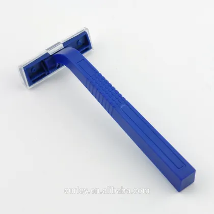 GB-01Men Plastic Twin Blade Disposable Razor with Lubricating Strip Suitable for Hotel
