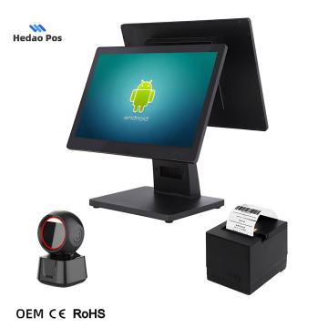 Android POS Machine with 15.6 Inch Metal Touch Screen for Supermarkets