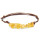 Gravel Leather Rope Woven Bracelet