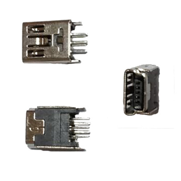 5P Mini-USB-Anschluss mit geradem Dip