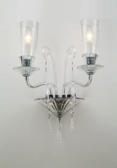 Modern Bedroom Decoration Delicate Glass Wall Lamp