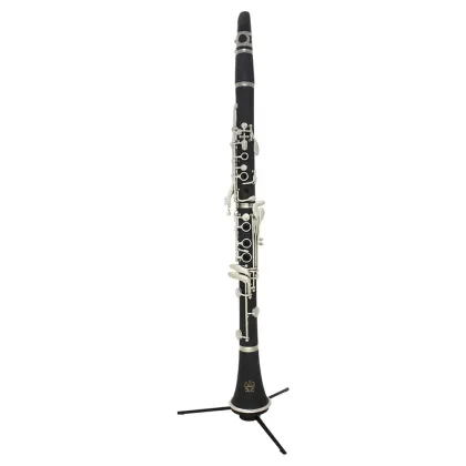 Foldable Tripod Clarinet Stand with Felt Cushion for Woodwind Instruments