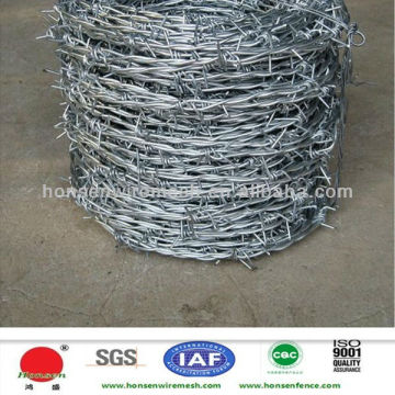 Hot sale Galvanized anti theft barbed wire fence