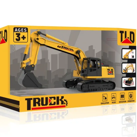 2024 Promotional 1/16 Scale Excavator Bulldozer Engineering Vehicle Toy with Light and Sound