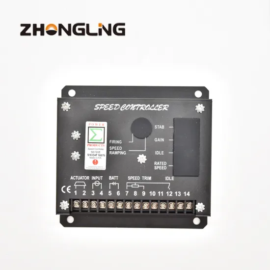 Adjustment Guide for Diesel Engine Governor S6700e: Electric Speed Control for Fuel Pumps in Generators