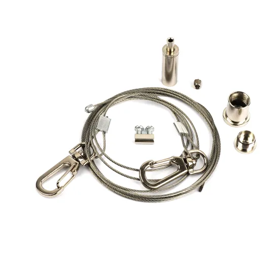 Stainless Steel Picture Hanging Systems: Adjustable Wire Suspension Kits for Retail Shops