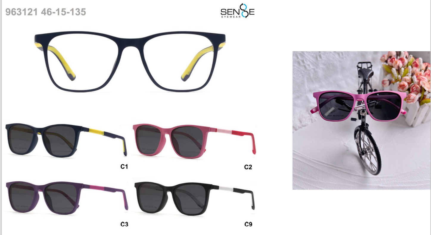 TR90 clip on sunglasses