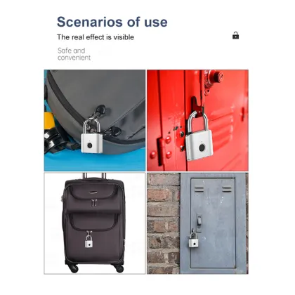 Smart Fingerprint Biometric Suitcase Luggage Padlock