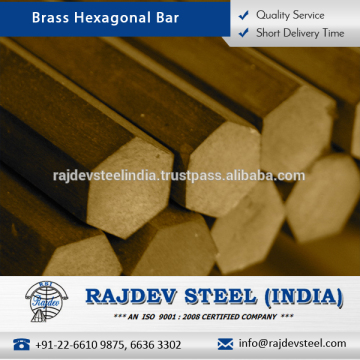 Fine Finish, Anti-Corrosive, Perfect Polish Brass Hexagonal Bar for Sale