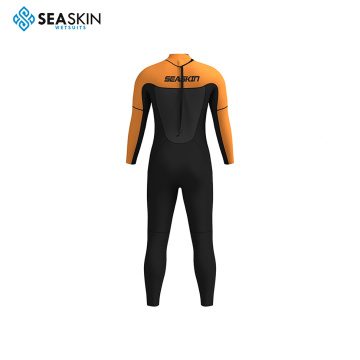 Seaskin Fabrik Neoprene 3mm Lengan Panjang Lengan Panjang Penuh Wetsuit Penuh