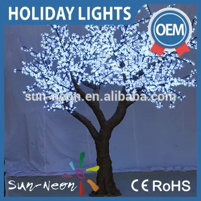 Outdoor waterproof lighted trees for wedding