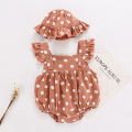 Polka dot Girls Baby Rompers