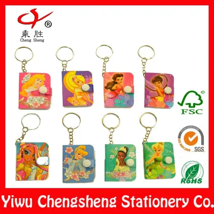 key ring mini notebook