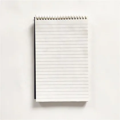 Square Line Notepad for Students - 150 Pages A5 Size