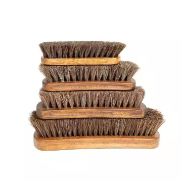 Best Selling Customized Manufacturer Horse Hair Cleaning Brush with Natural Fine Handle