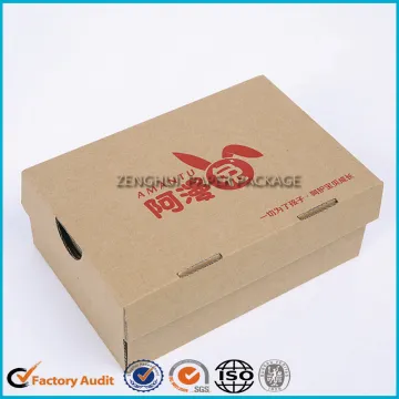 Custom Made Corrugated Children Shoe Box