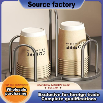 Space-Saving Cup Holder Design for Kitchen Storage