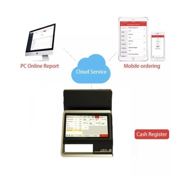 17`` aluminum dual screen android POS with NFC