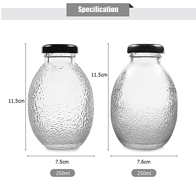 250ml Glass Juice Bottle