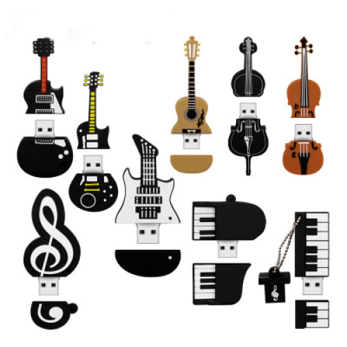 Wholesale Guitar Music Piano Customized USB Memory Stick