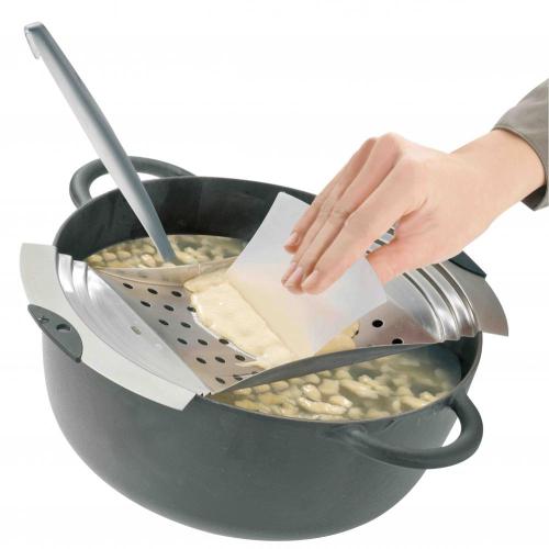 coperchio in acciaio inox per spaetzle