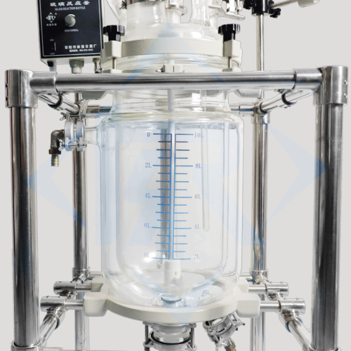 5L 10L 20L 30Lガラス原子炉ケミカルバッチ攪拌タンクリアクトル価格