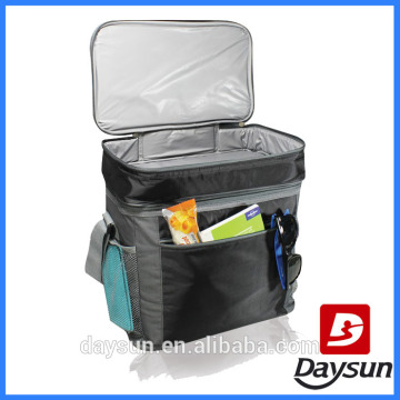 Double-layer Cooler Bag Ice Pack Lunch Container Zipper Shoulder Straps