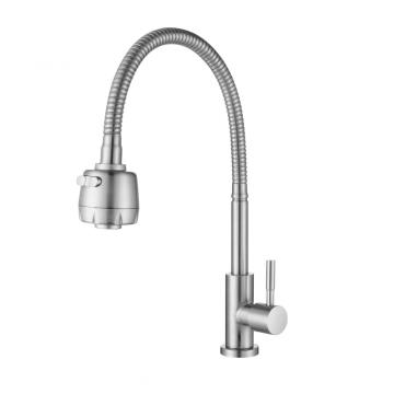 Stainless Steel Flexible Rotating Sink Single Cold Faucet