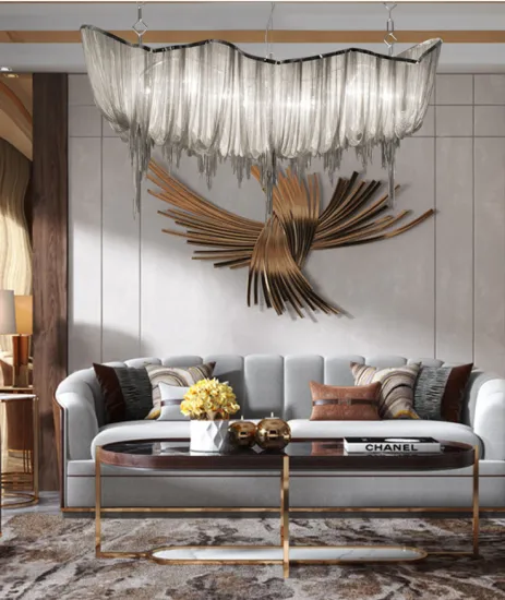 Modern European and American Luxury Chandelier for Living Room and Bedroom Lighting