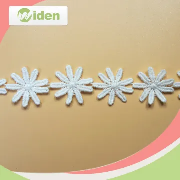 3.1 CM Chemical Trimming Lace Cotton Embroidery Lace