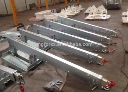 forklift attachment boom jib