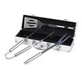 3pc stainless steel barbecue tool set