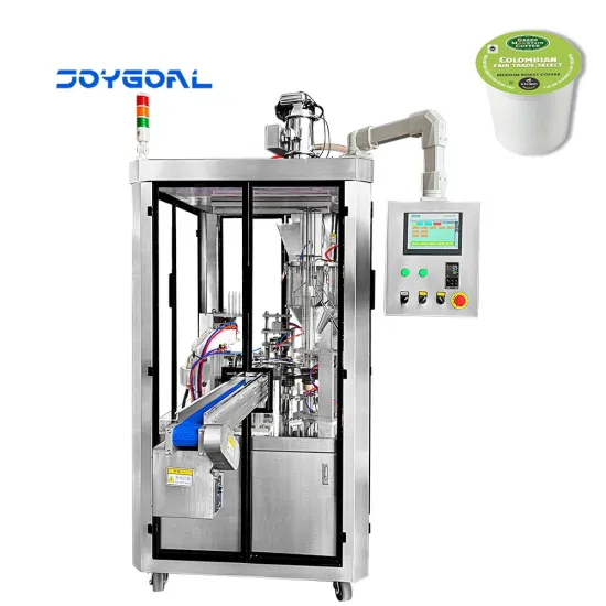High Speed Rotary Automatic Coffee Powder Filling and Sealing Machine for K-Cup/Nespresso Capsules