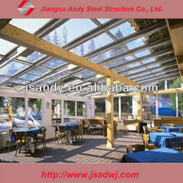 Leisure center hall lighting roof
