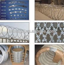 agriculture protective electric galvanized razor wire(ISO 9001 factory)