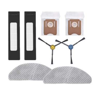 HEPA -filter en dweilde stoffen stofzakvervangingskit voor Midea S8/S8+Plus Robot Vacuum Cleaner