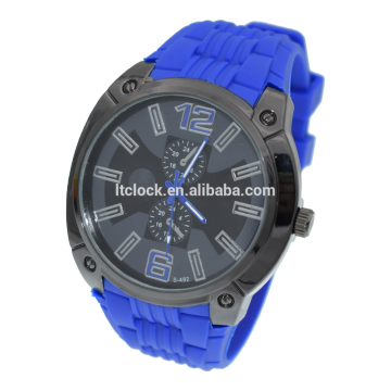 Unisex PU Leather Women Men Watches Customized Interchangeable Bands Available
