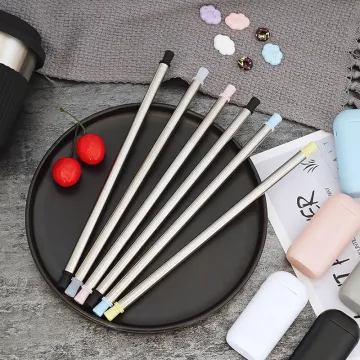 Customized Reusable 304 Stainless Steel Folding Straw