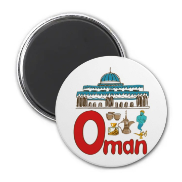 Magnet kulkas logam efek 3D yang dapat disesuaikan dari Cina: Souvenir unik untuk wisatawan di Oman