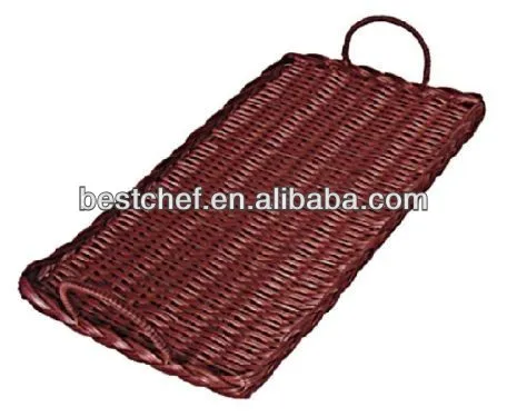 rectangula Bread show tray with handle